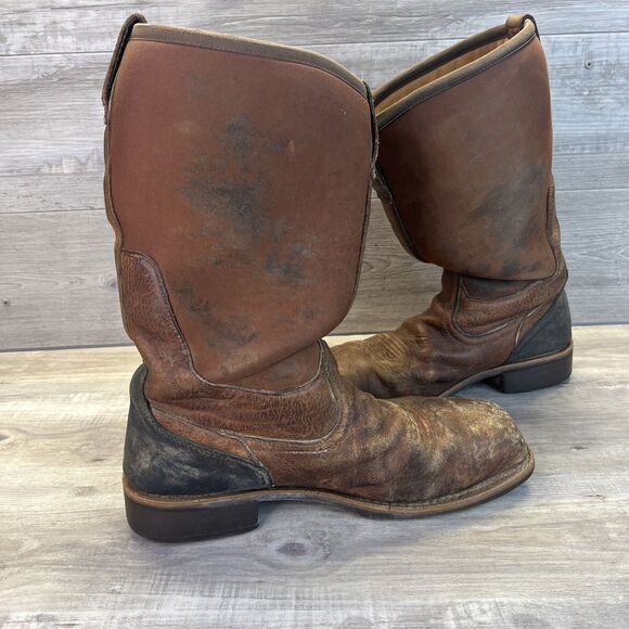 Ariat Mens US Size 13 D Hybrid All Weather Waterproof Steel Toe Work Boots Brown - Picture 8 of 14